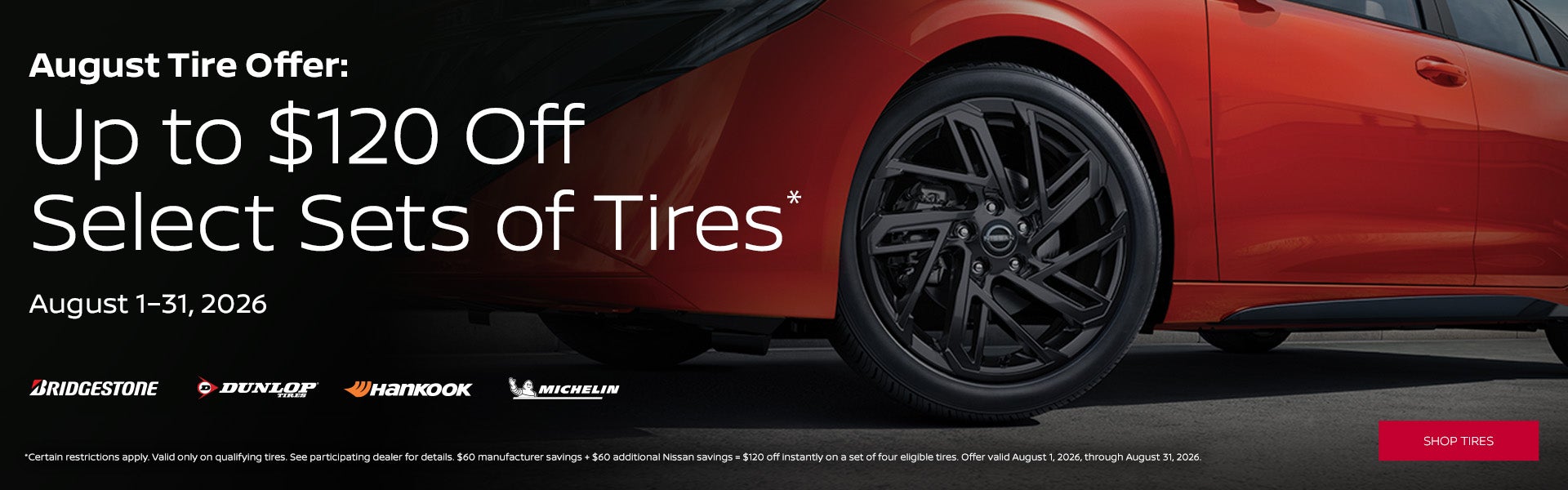 Save on Nissan Tires