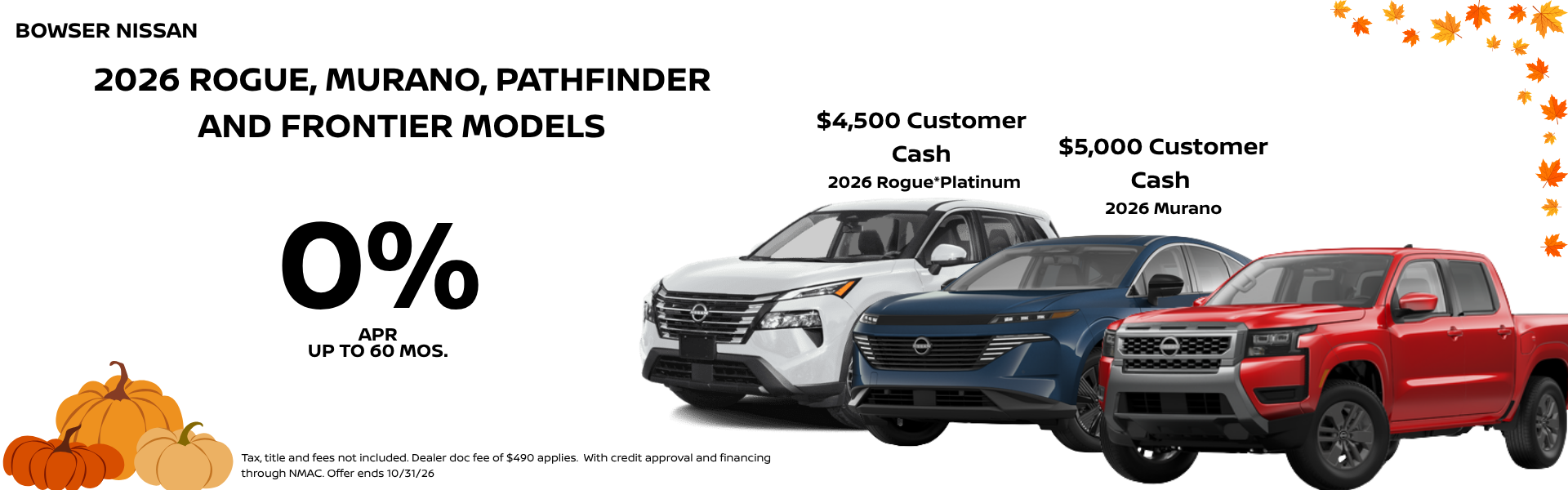 2026 Nissan Offers